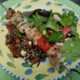 Recipes – Rustic Tomato Tart, Mesclun Salad with Greek Feta, Strawberries, and Smoked Almonds, Orange Chiffon Cake