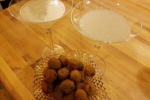 Dinner Party Appetizer – ﻿Fried Spicy Sausage-Stuffed Green Olives