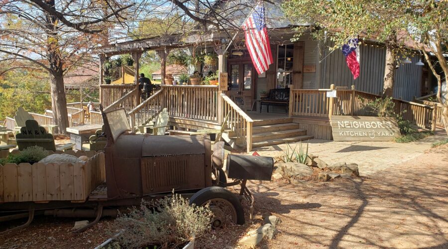Neighbor’s Kitchen and Yard