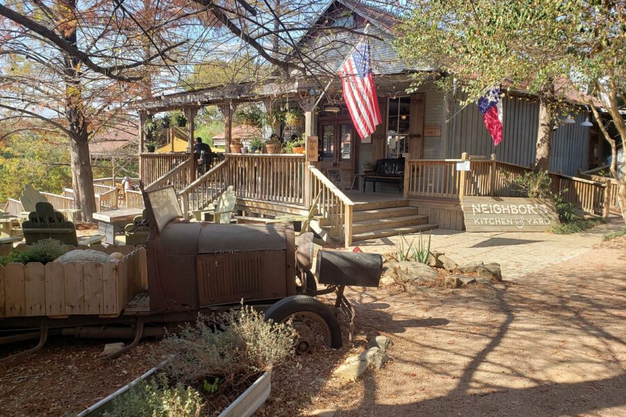 Neighbor’s Kitchen and Yard