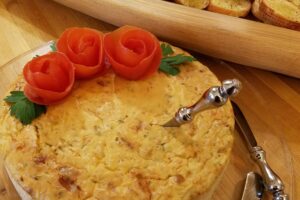 Savory and Creamy Smoked Salmon Cheesecake