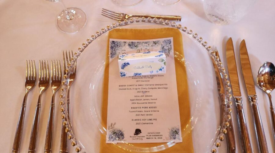 Becker Vineyards Chef’s Table – A Food and Wine Pairing Luncheon